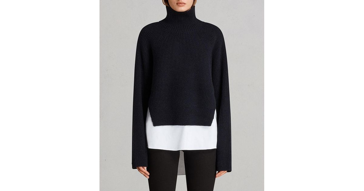 all saints jones cable jumper