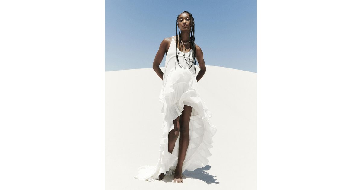 cream halter maxi dress Milos Contrast Halter Maxi Dress Cream