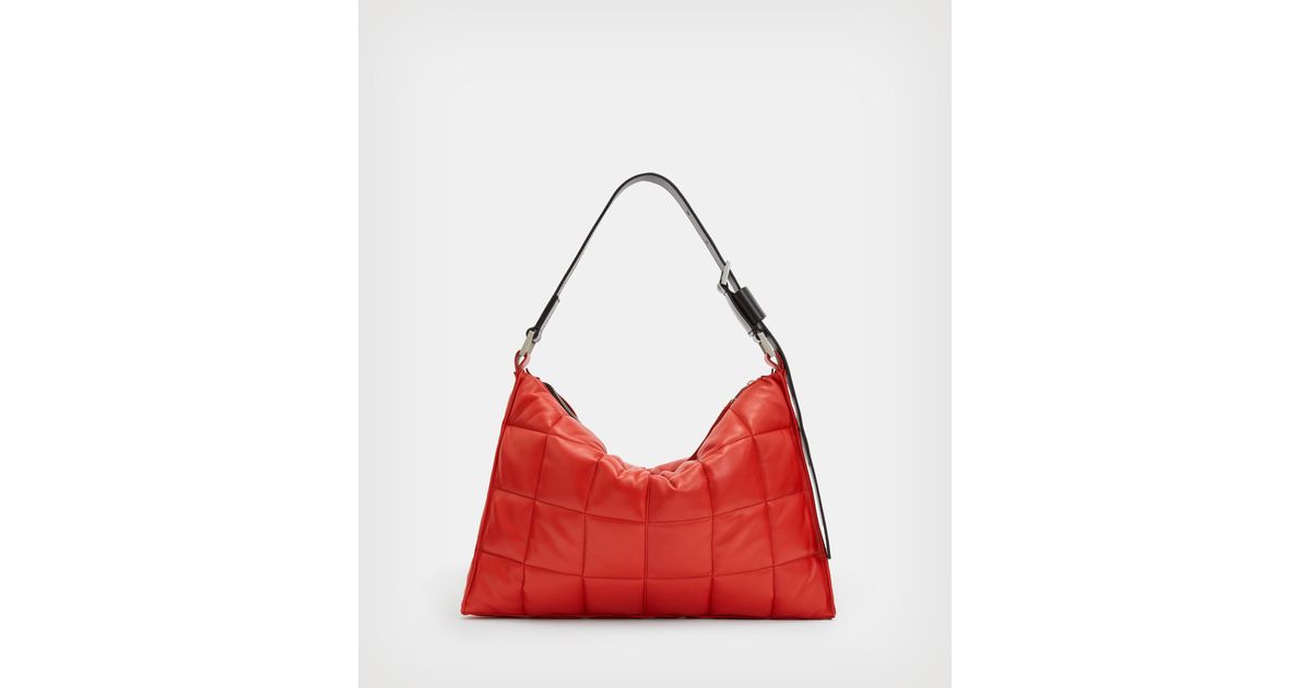 AllSaints Edbury Quilt Bag Womens in Red Lyst