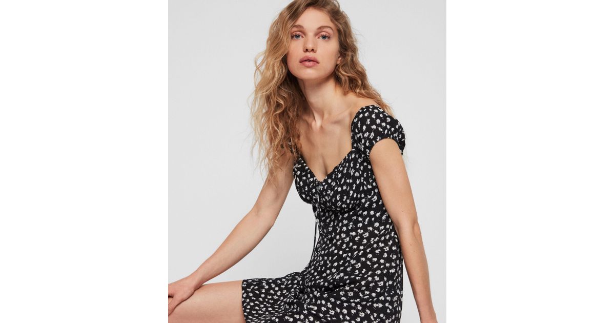 all saints kana scatter dress