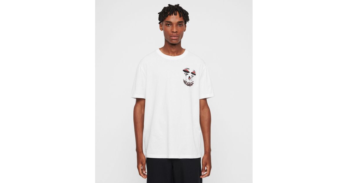 all saints white tee