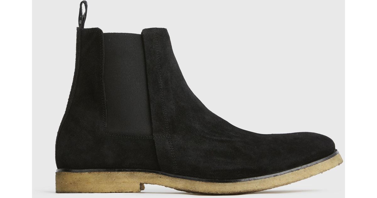 all saints suede boots