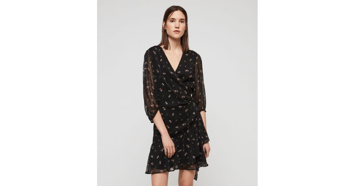 allsaints jade aster dress