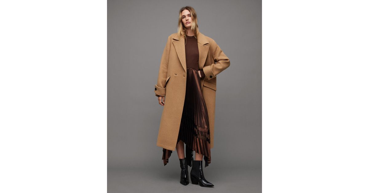 mabel oversized wool blend coat