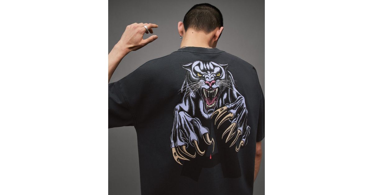All saints panther sweatshirt sale