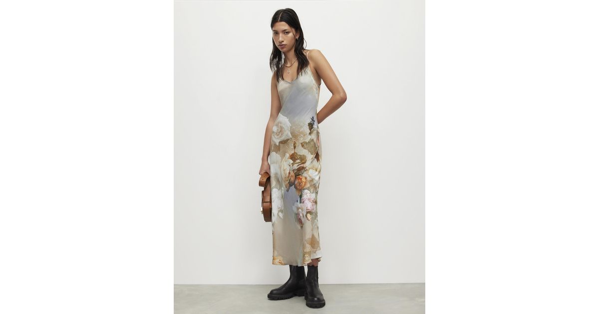 ROSALIA MIDI DRESS - BLUE