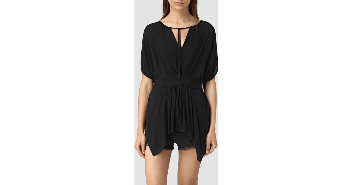 ALLSAINTS - Nevis Island silk dress | Selfridges.com ALLSAINTS - Nevis Island silk dress | Selfridges.com