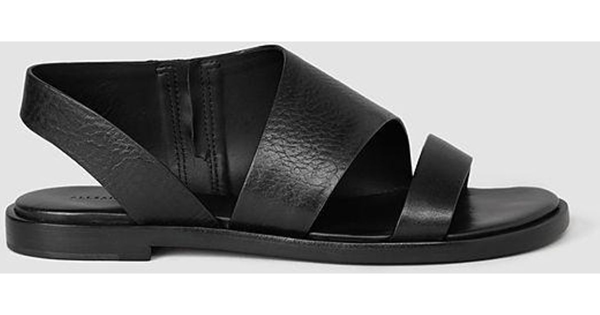 Lyst - AllSaints Webber Sandal in Black