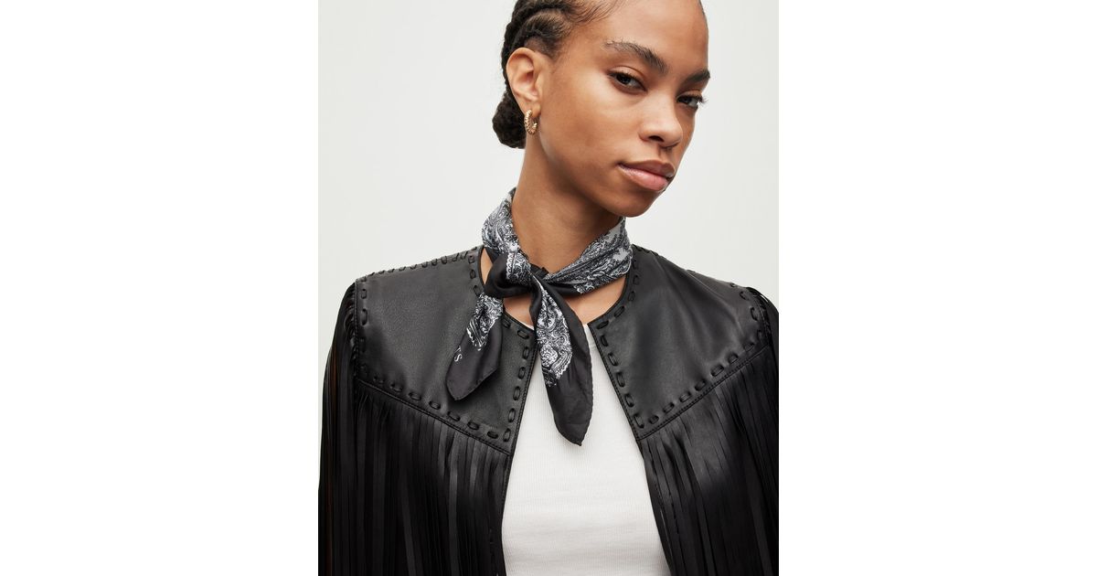 All saints silk scarf 2025