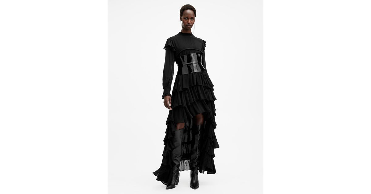 ALL NIGHT REVIVAL WOVEN MAXI DRESS