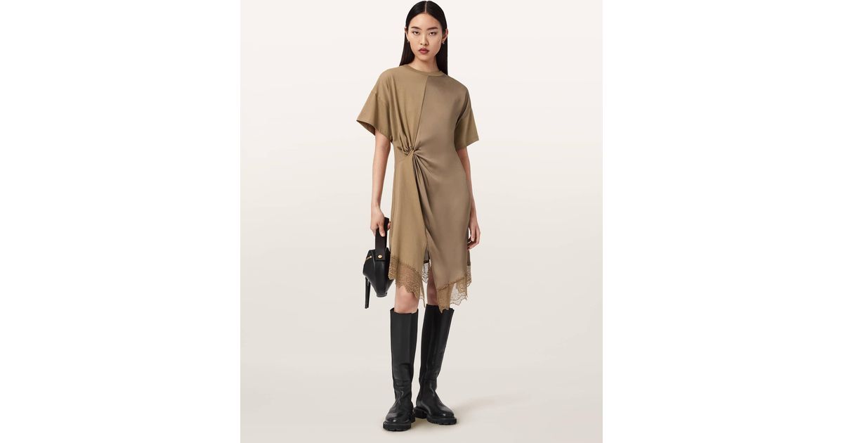 AllSaints Cotton Lana Lace Mini Dress, /Us 2 in Natural | Lyst AllSaints Cotton Lana Lace Mini Dress, /Us 2 in Natural | Lyst