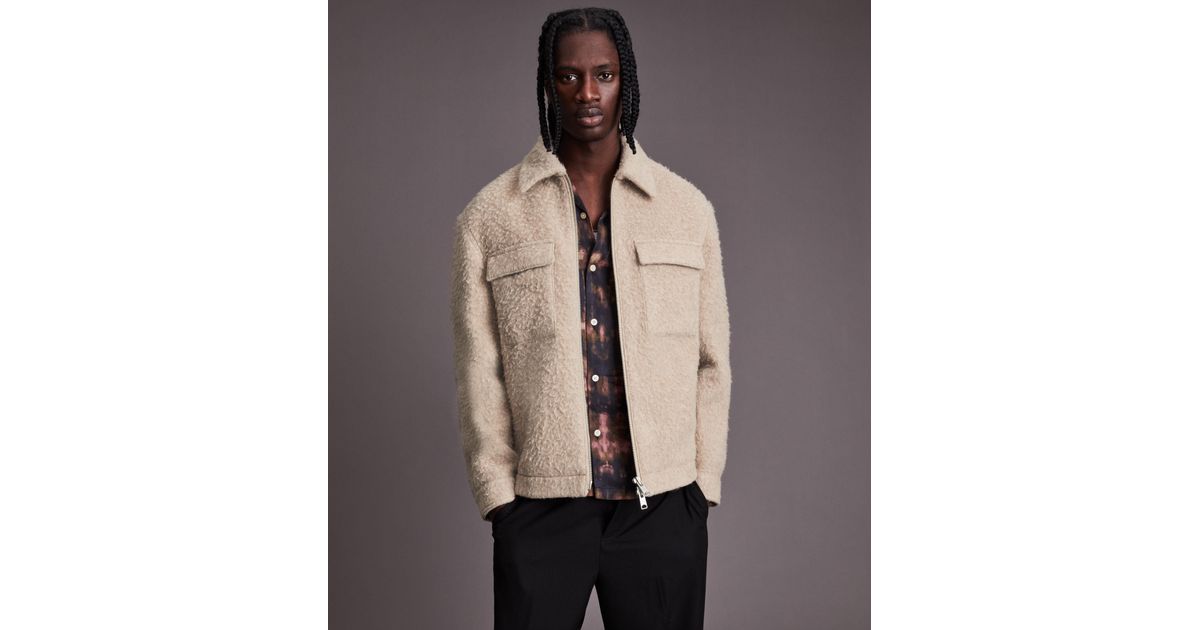 All saints wool jacket hotsell