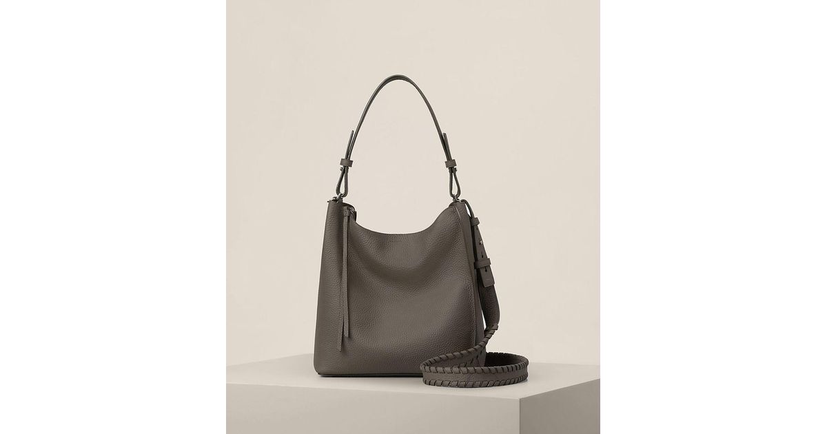 AllSaints Kita Crossbody in Gray Lyst