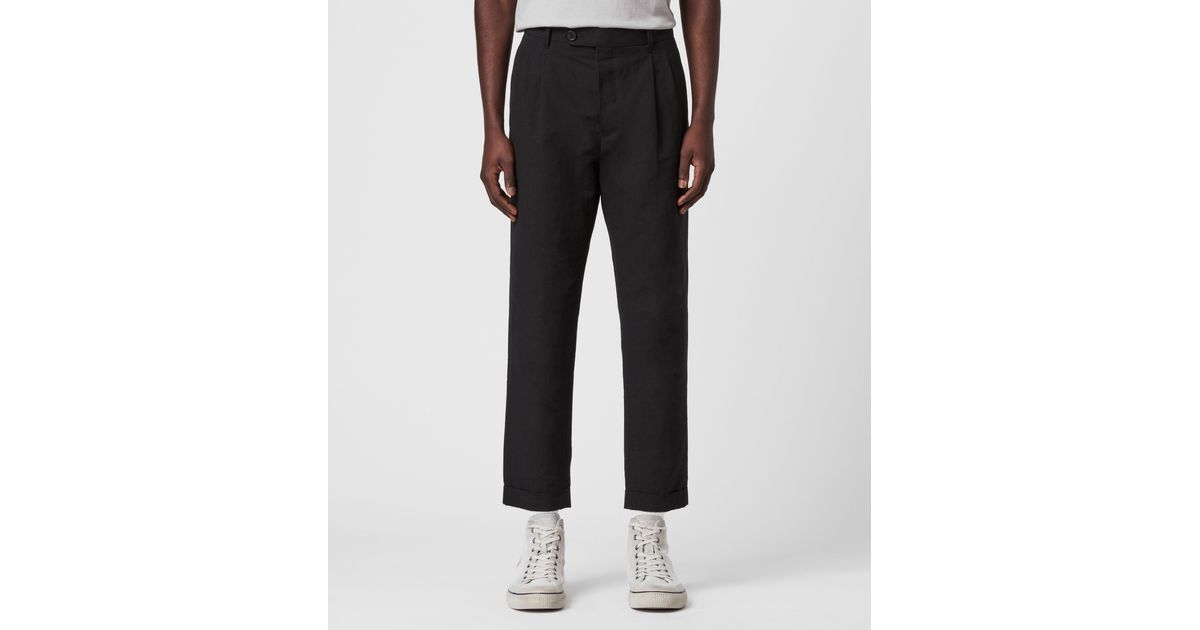 AllSaints Chiswell Linen Blend Cropped 