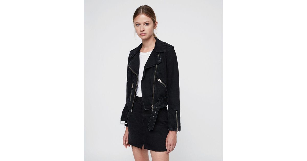 all saints balfern denim jacket