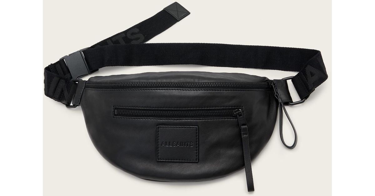 ALLSAINTS ITOKO LEATHER BUM BAG バムバッグ AllSaints Itoko Leather Bum Bag in Black for Men | Lyst