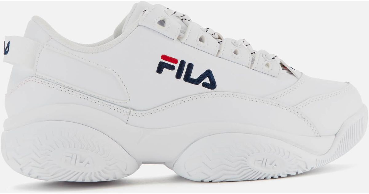 fila provenance white trainers