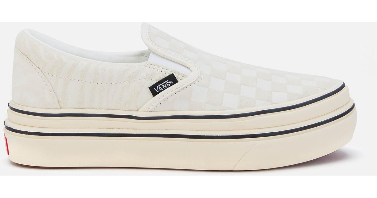 vans platform slip on turtledove