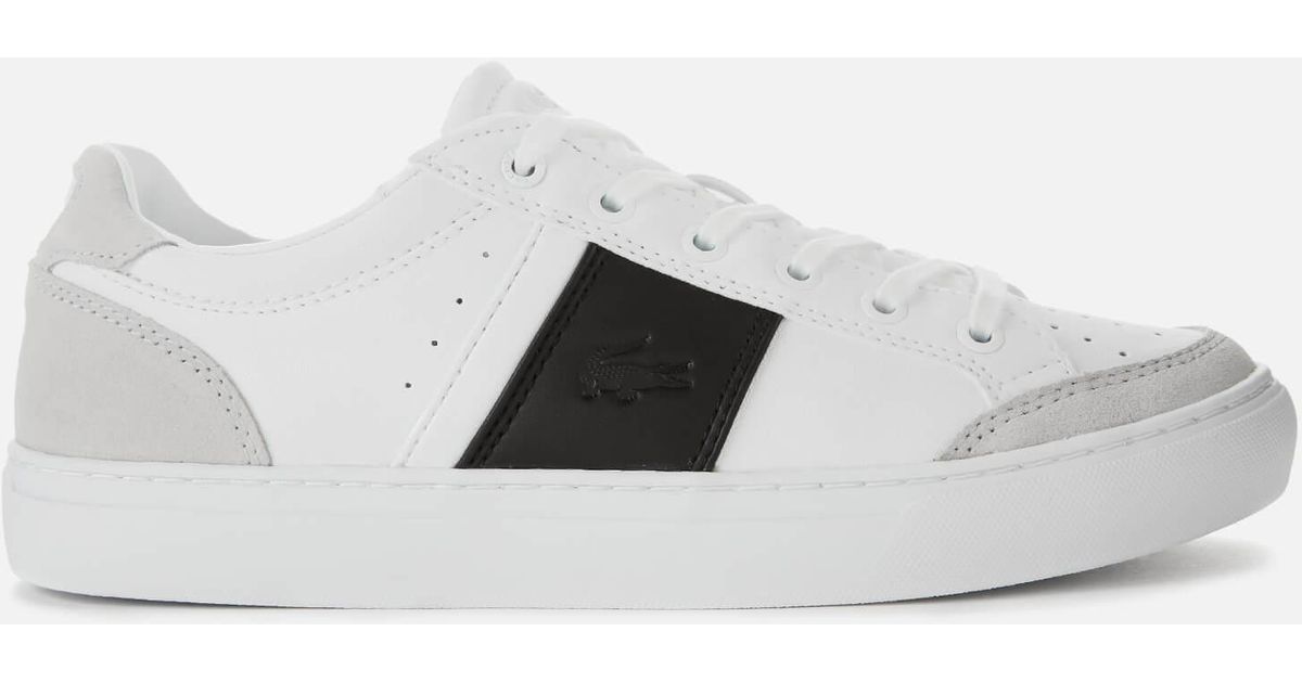 lacoste courtline trainers