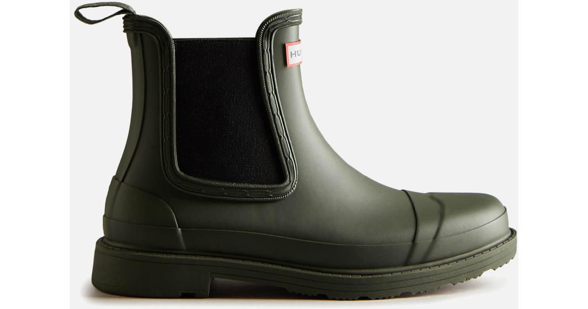hunter men's commando chelsea boots