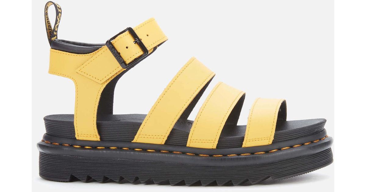 blaire doc martens yellow