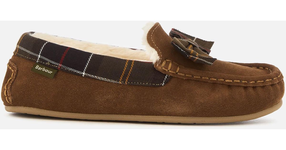 barbour sadie moccasin slippers