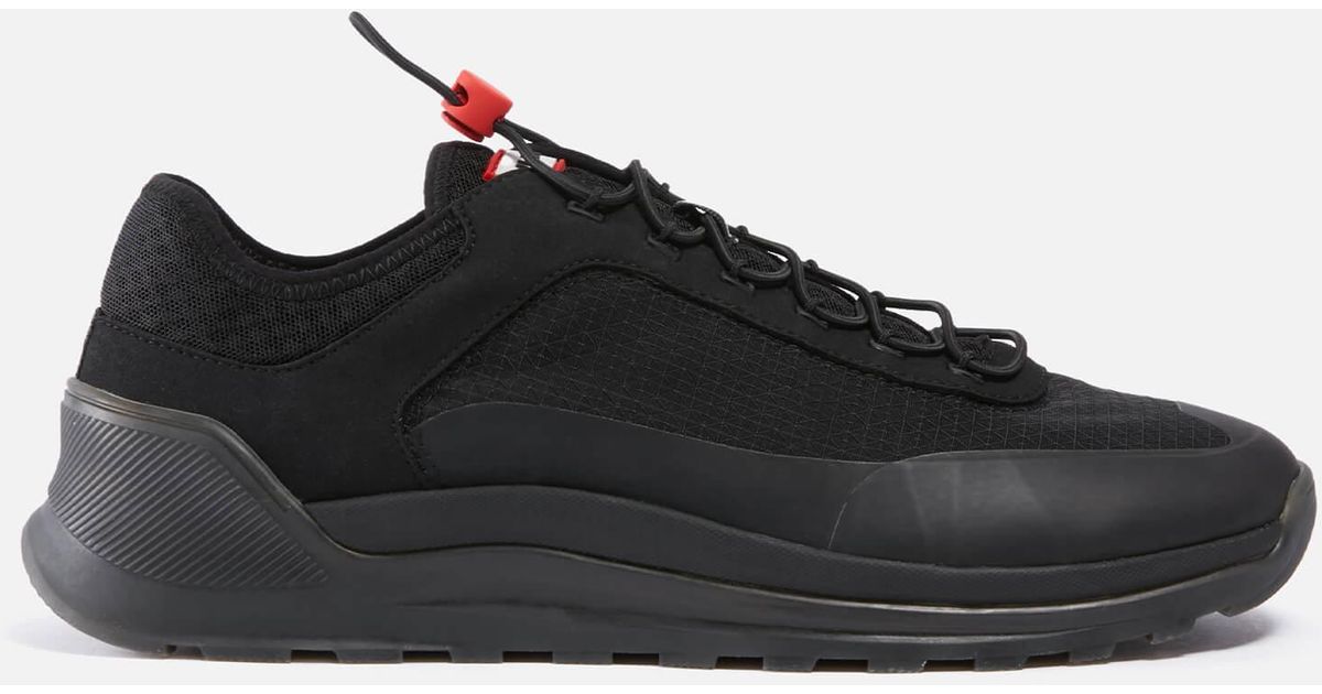Hunter Travel Mesh and Nylon-Blend Trainers