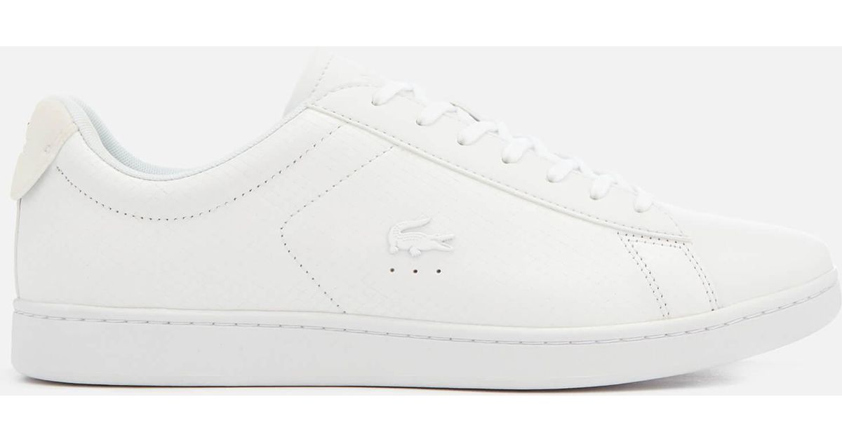 lacoste carnaby trainers white
