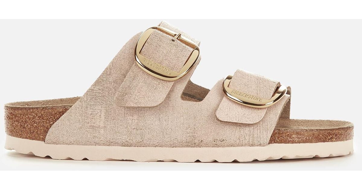 birkenstock big buckle black gold