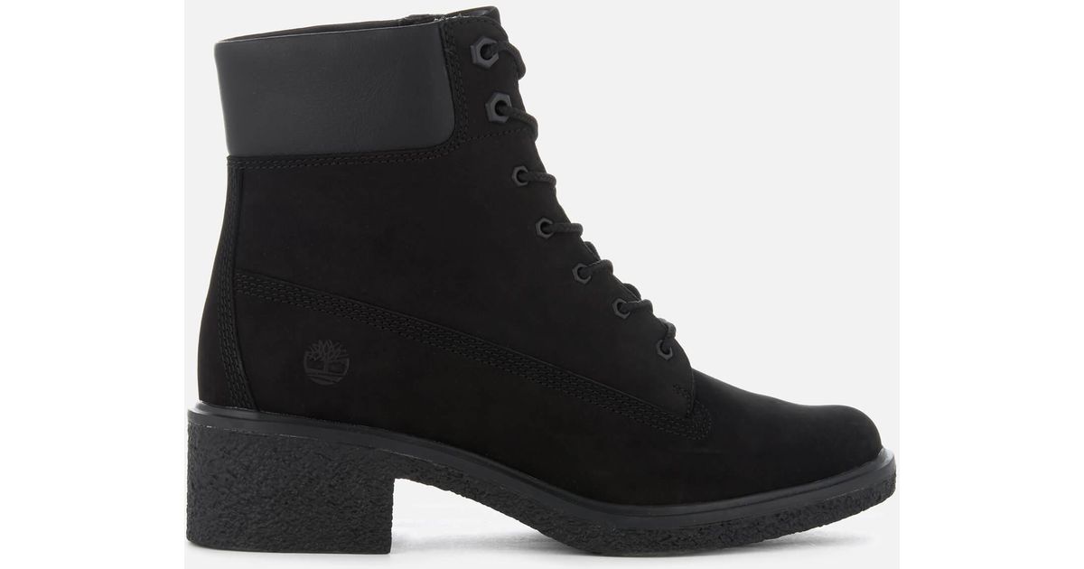 womans black timberland boots