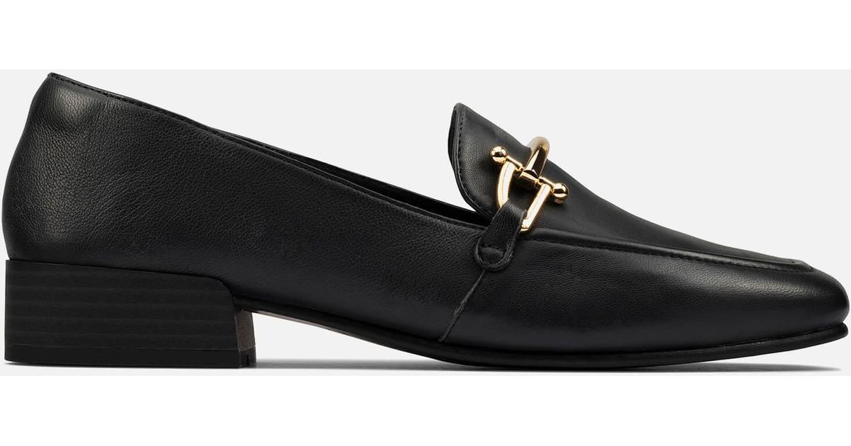 Clarks Pure Block Leather Loafers in 