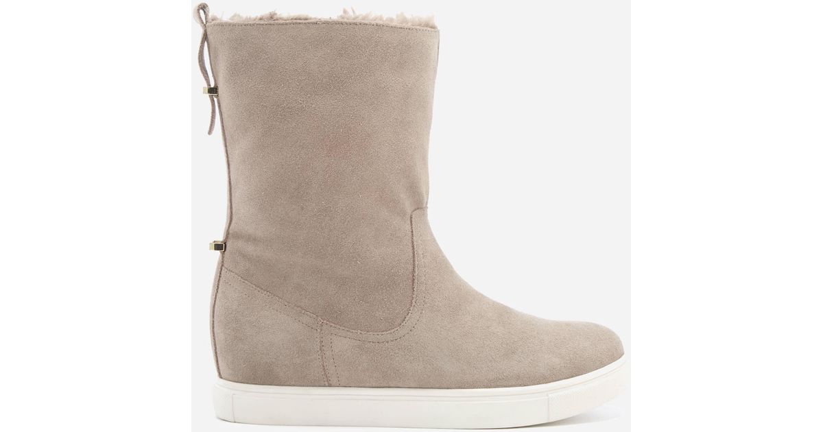 kurt geiger fur lined boots