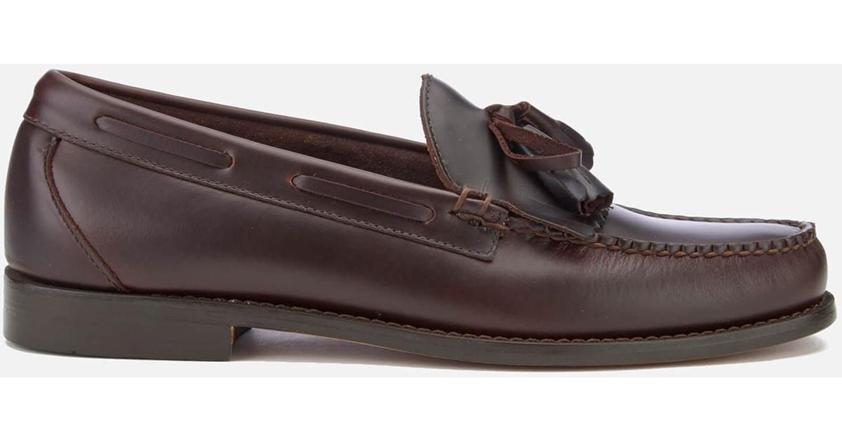 G.H. Bass & Co. Men's Layton Kiltie Leather Loafers in Brown for Men | Lyst