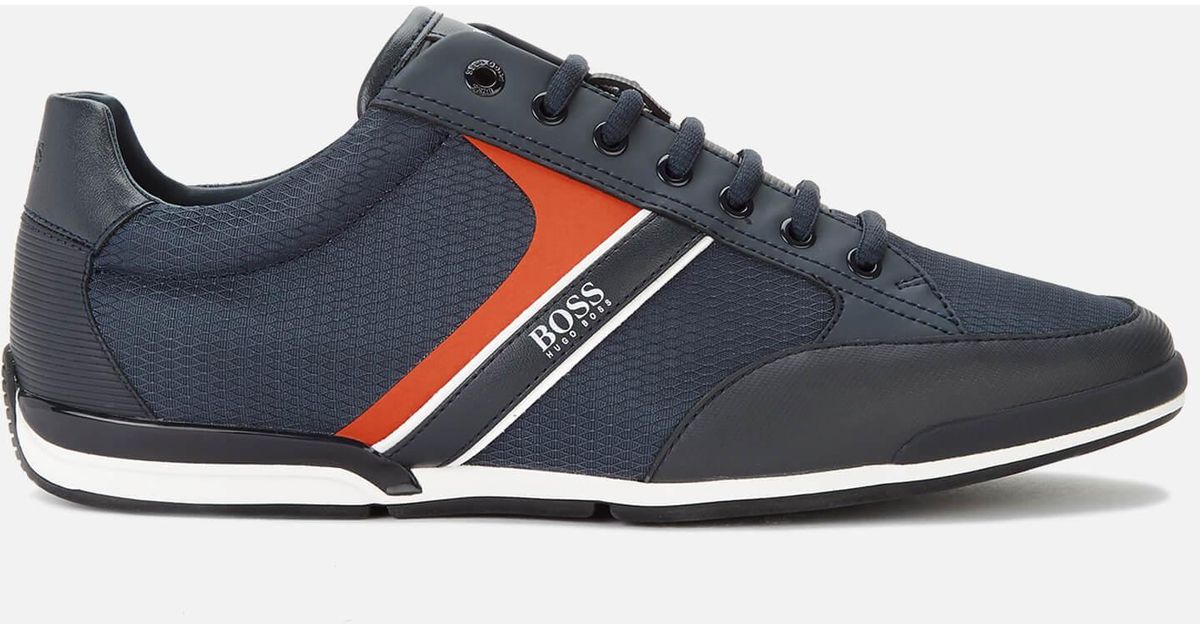 hugo boss men's saturn profile low top sneaker