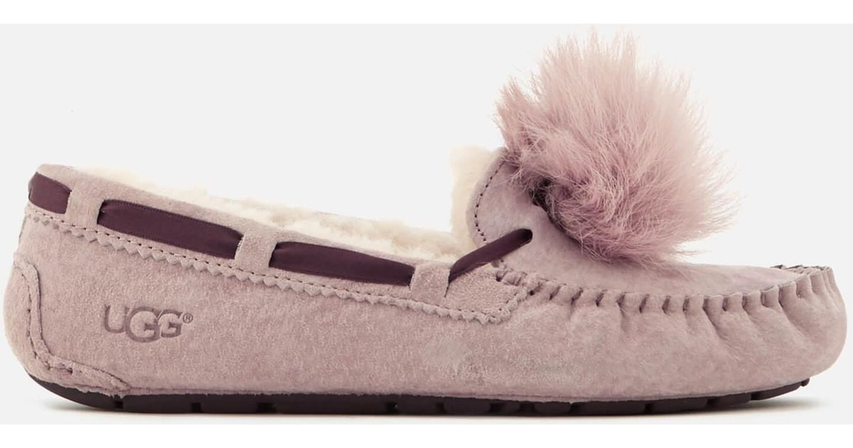 UGG Women's Dakota Moccasin Suede Slippers in Pink - Lyst