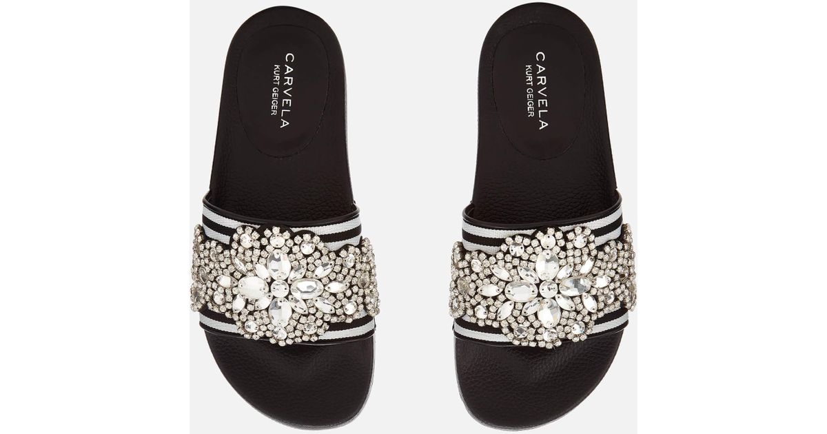 carvela diamante sliders