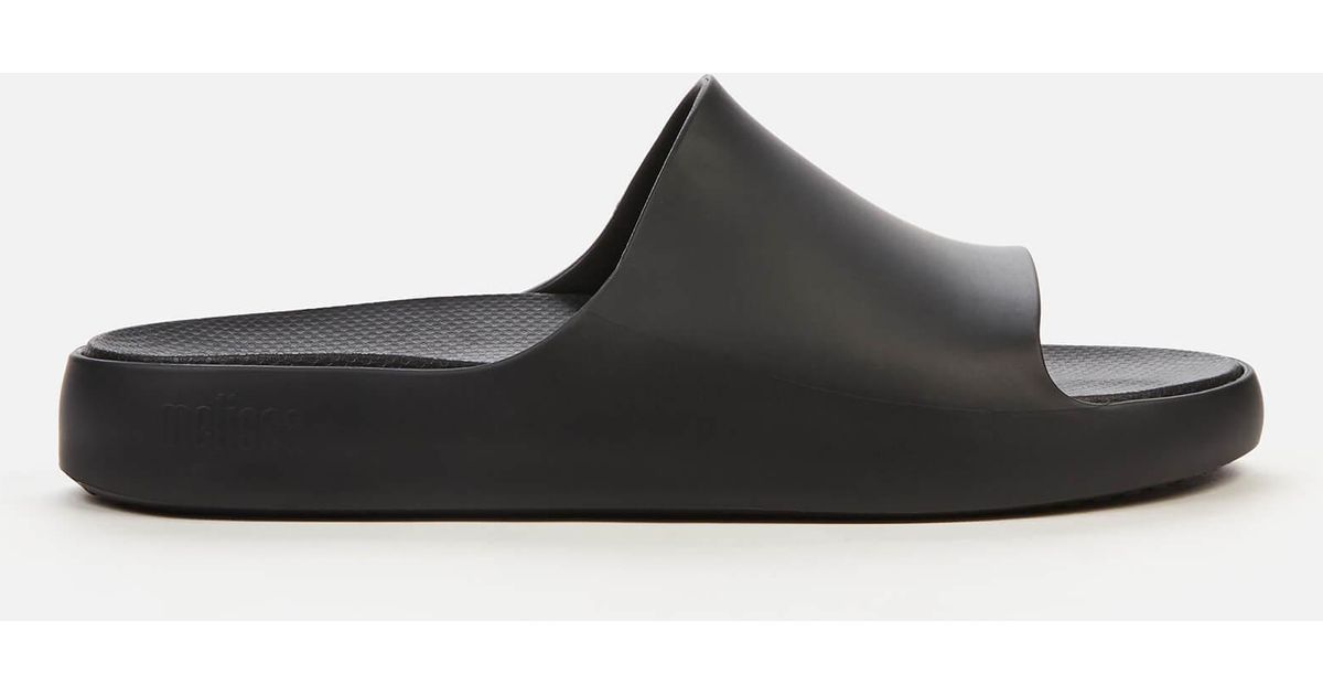 Melissa Cloud Slide Sandals in Black | Lyst