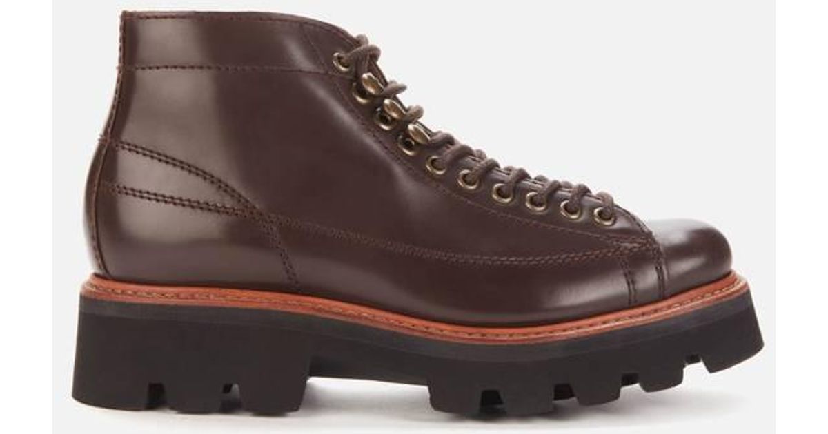Grenson Annie Leather Monkey Boots in Brown - Lyst