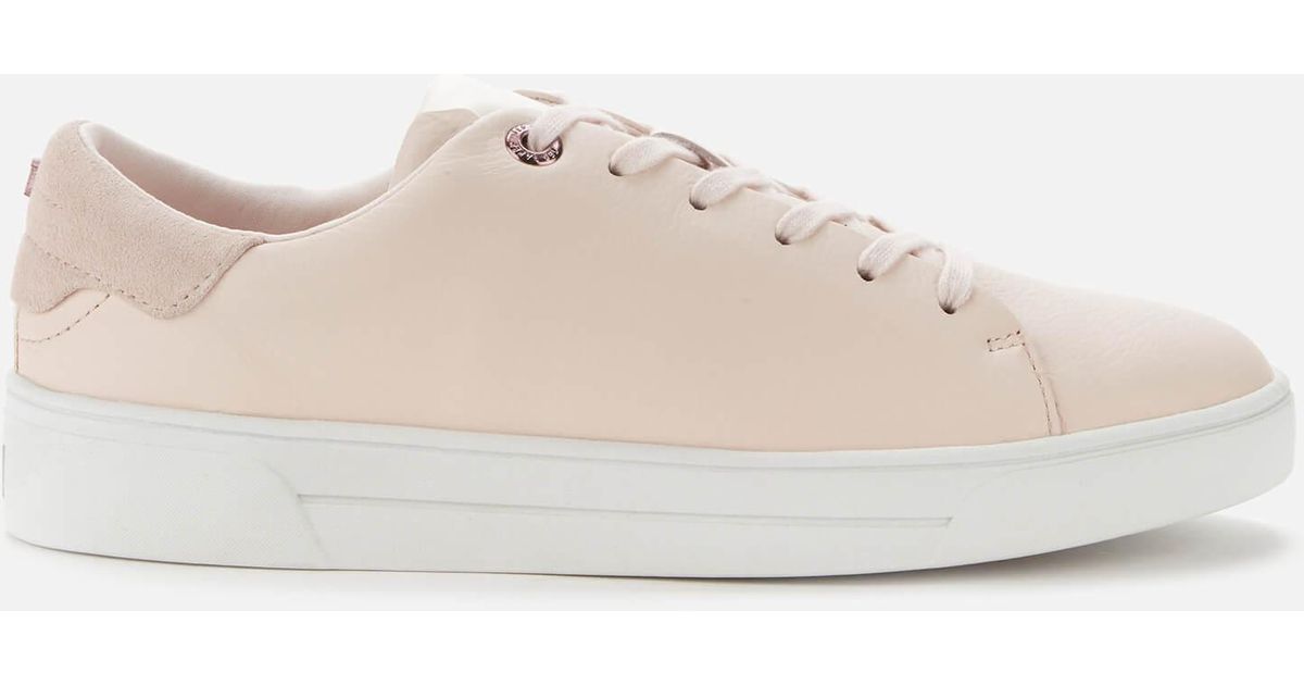 ted baker cleari leather trainers