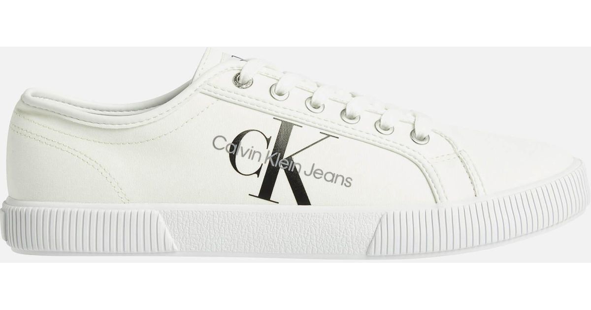 essential signature vulcanised trainers