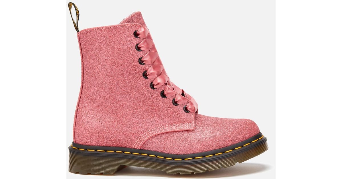 Dr. Martens 1460 Pascal Glitter Boot in Pink | Lyst Canada