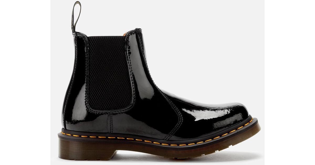 dr martens burgundy 2976 zip chelsea boots