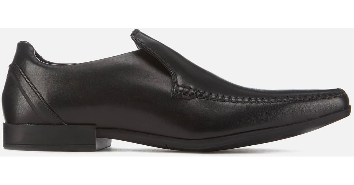 glement seam black leather