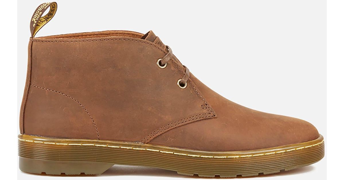 Dr. Martens Cabrillo Crazyhorse Leather Desert Boots in Brown for Men | Lyst