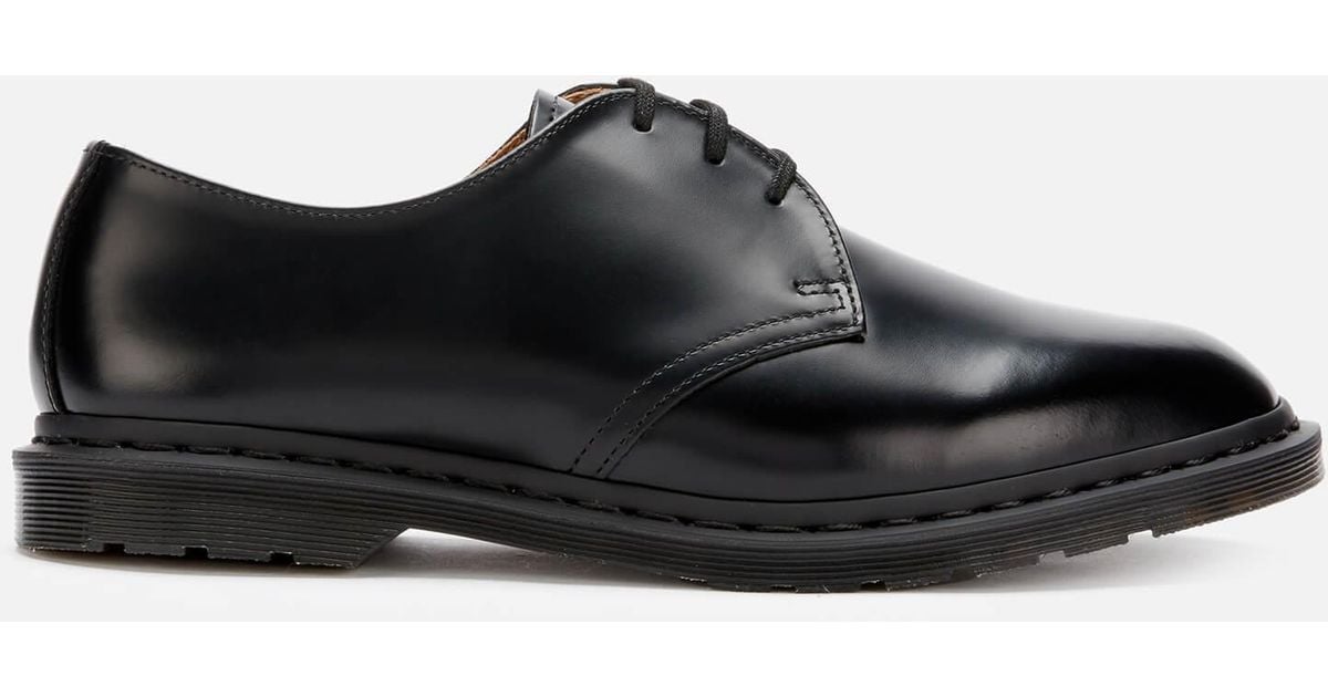 Dr. Martens Archie Ii Polished Smooth Leather Derby Shoes in Black for Men  | Lyst Australia