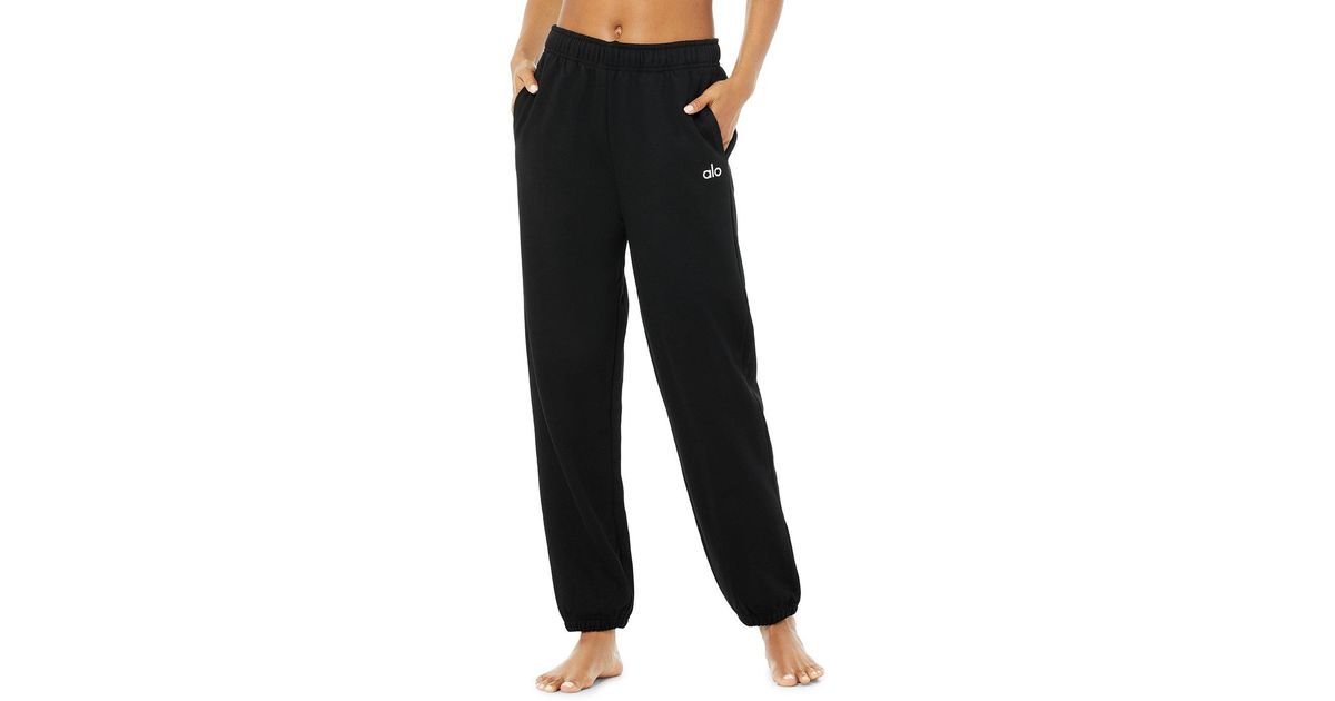 Alo Yoga Accolade Sweatpant in Black - Lyst
