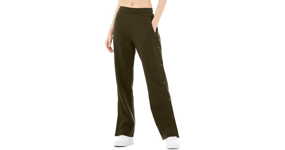 Alo Yoga Courtside Tearaway Snap Pants 