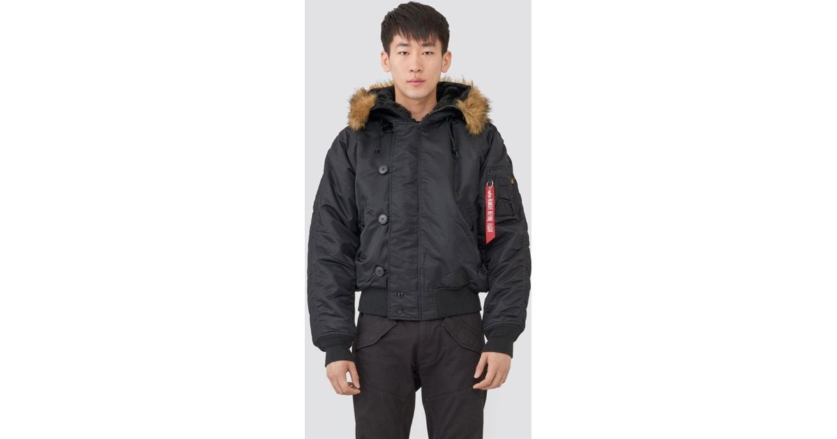 Alpha Industries Alpha N 2b Short Waist Parka In Black For Men Lyst Alpha Industries Alpha N 2b Short Waist Parka In Black For Men Lyst