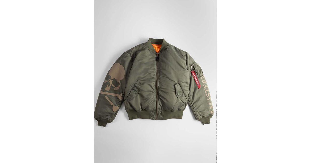 Alpha Industries Mastermind X Alpha Reflective Ma1 Bomber Jacket in