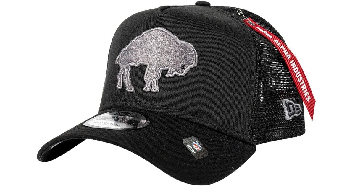 Alpha Industries Buffalo Bills X Alpha X New Era 940 Cap (historic Logo